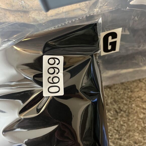 Y2K Betsy Adam Dress Womens 6 Black Halter Sweetheart Gown Rhinestone USA - Picture 12 of 12